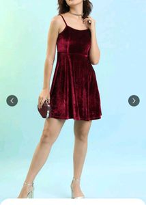 Red Velvet Fit & Flare Dress ❤️
