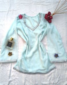 Vintage Georgette Corset Kurti 🫶🏻