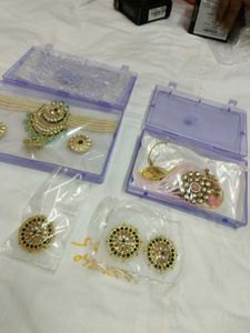Zaveri Pearls Jewelry Set Combo