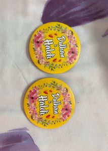 9 pieces of Bridal Shower Buttons Set