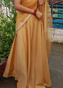 Elegant creme Silk dress
