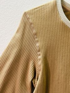 Tan Long Sleeve Top