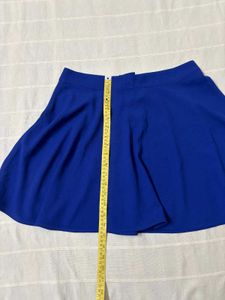 Vibrant Blue Skater Skirt