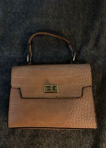 Hermes inspired light pink bag