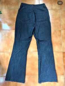 high waisted Flared Black Denim Jeans