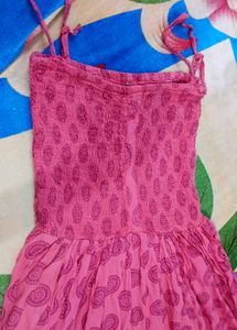 Cute Pink Smocked Dress