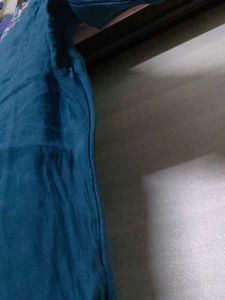 Embroidered Teal Kurta