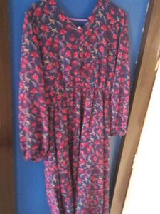 Floral Print Midi Dress