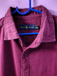 Ralph Lauren Burgundy Casual Shirt