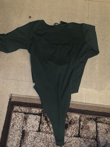 WOMEN BODYSUIT green colour