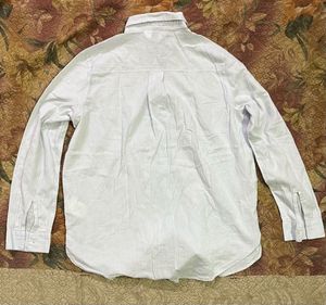 Linen Sky Blue H&amp;M shirt