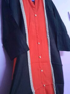 Sexy RED Back ,BOLD Kurti
