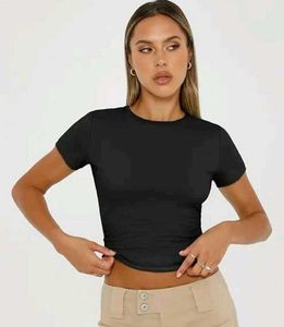 Black Cropped T-Shirt small size