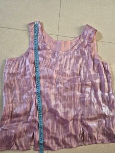 Shiny beautiful Onion pink Top
