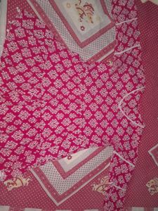 Pink Printed Kurta