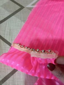set of three Pink &amp; Gold Wedding Turban