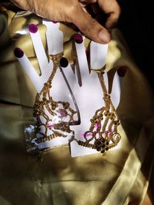 2 Bracelet  Gold-Tone Statement Jewelry