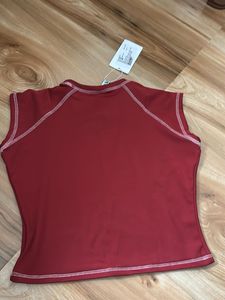 Maroon 'Love is Your Compass' Crop Top