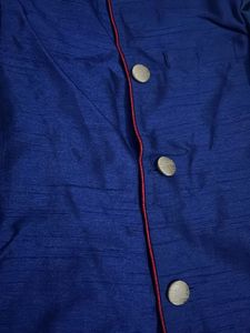 kids Royal Blue 4 piece Ethnic set