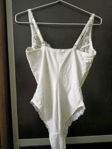 Vintage White Lace Bodysuit