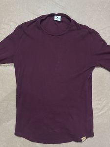 Maroon Long Sleeve T-Shirt