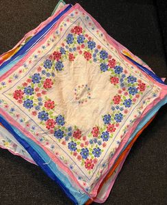 Vintage Floral Print hankies  15 per hanky