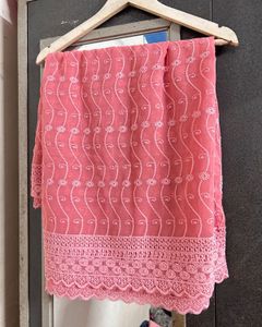 raksha bandhan sequence Peach Chikankari Kurta Set