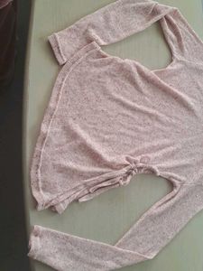 Pinteresty baby pink mesh top