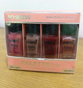 Boddess Nail Pops 4 Pc Kit- PALETTE POP