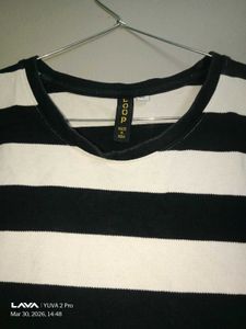 Striped Round Neck T-Shirt