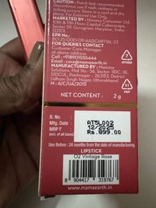 Mamaearth Luxe Longstay Lipstick