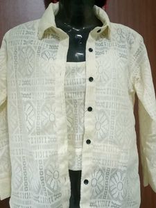 Vintage White Lace Top