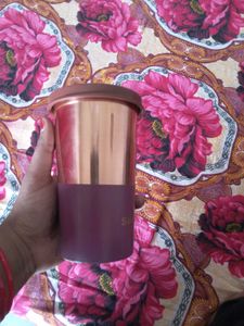 Pipal Copper Tumbler with Lid