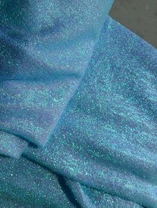 2 Mtr Sparkling Blue Fabric Piece