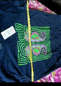 Navy Blue Graphic T-Shirt