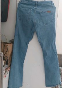 Light Wash Flared Jeans