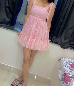 Baby Pink Party Dress