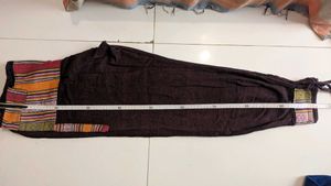 Bohemian Striped Patchwork Trouser