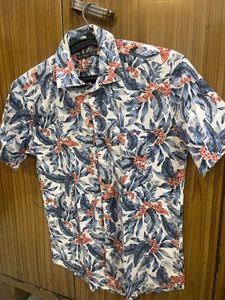 Floral Print Short Sleeve Shirt