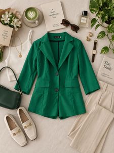 Chic Green Blazer