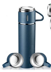 Insulated Flask Set with Cups
