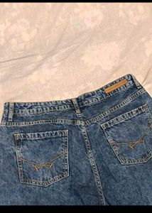 US POLO ASSN. Wide Leg Blue Jeans