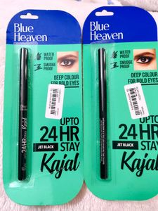 Blue Heaven 24 Hr Stay Kajal Black Waterproof | Lo