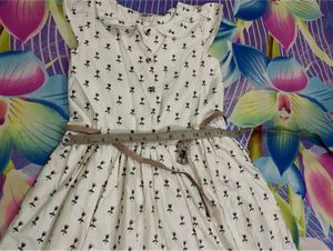 Cute Floral Print Dress for Girls