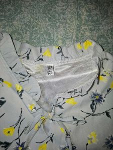 Floral Print Long Sleeve Top