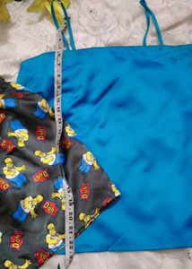 Simpsons Sleep satin night wear