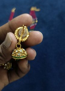 Beautiful Meroon Colour Crystal Set