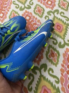 Blue Puma Soccer Cleats