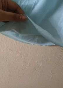 Light Blue Skater Skirt