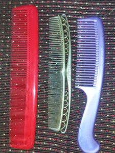 3 Assorted Hair Combs Set